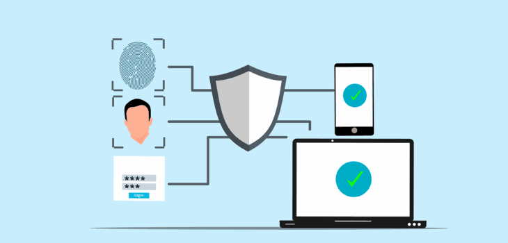 Free cybersecurity security authentication vector