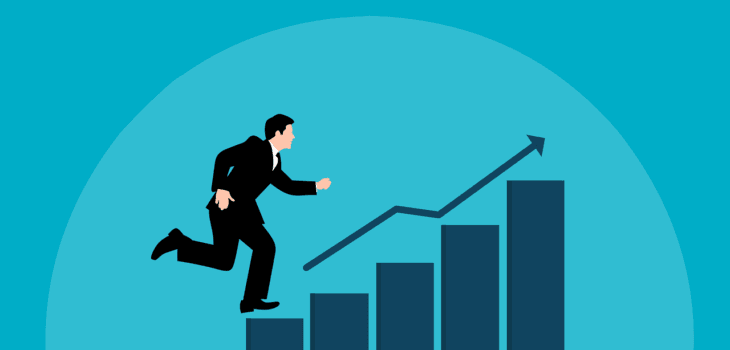 Free success investment business vector