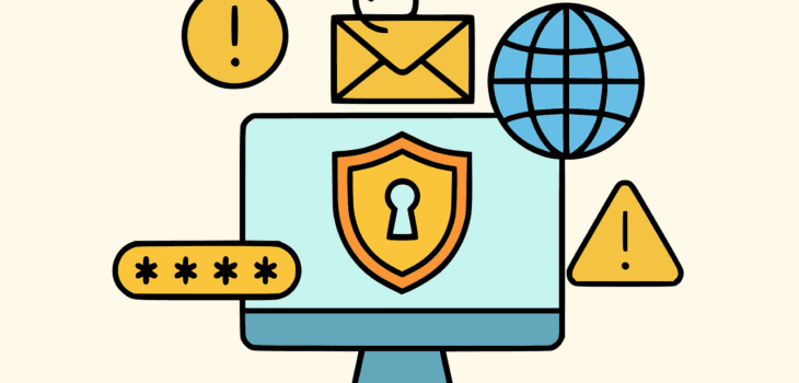 Free cybercrime security scam vector