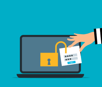 Free attack unsecured laptop vector