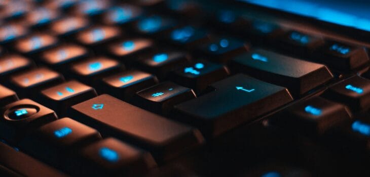 closeup photo of computer keyboard