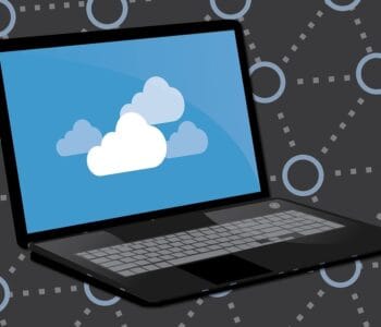 Free cloud computer backup illustration