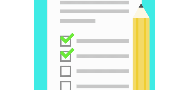 Free list notes icon illustration